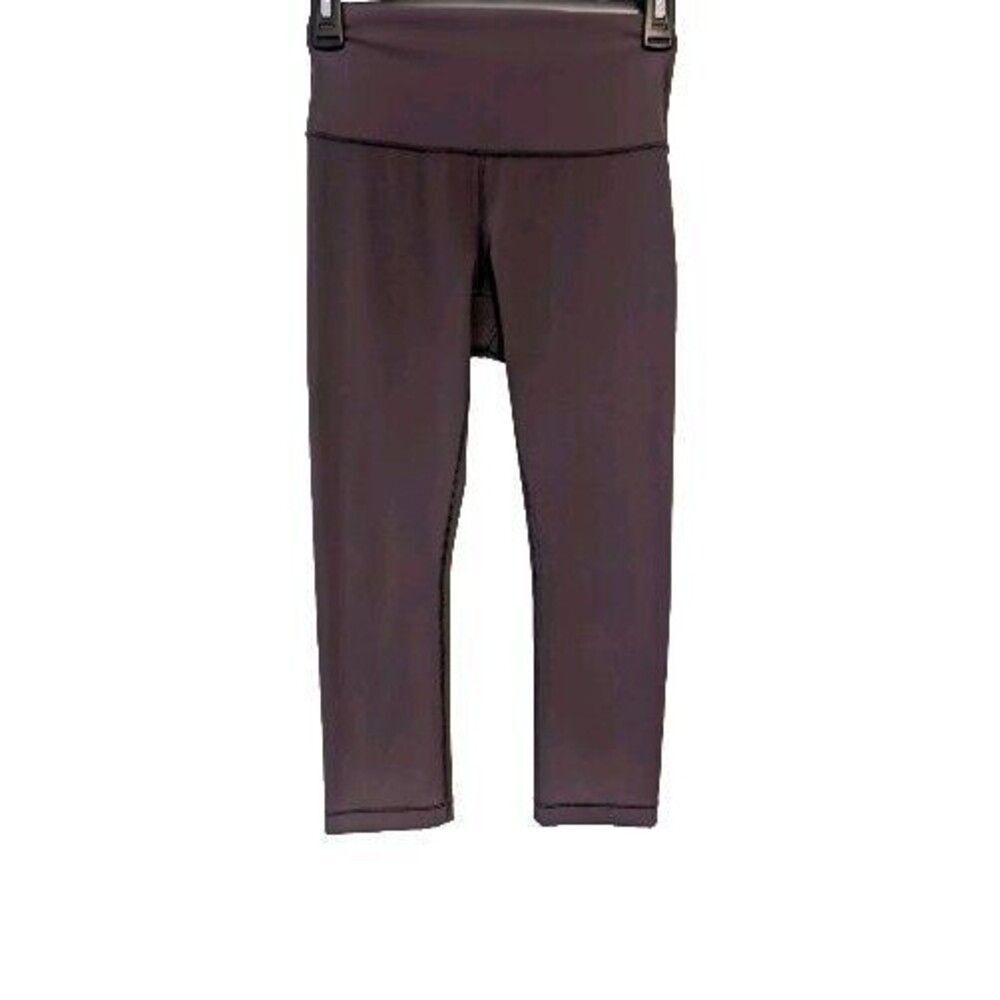 Lululemon Wunder Under Womens High Rise 21” Deep Purple Leggings Size 4 Fast 🚚